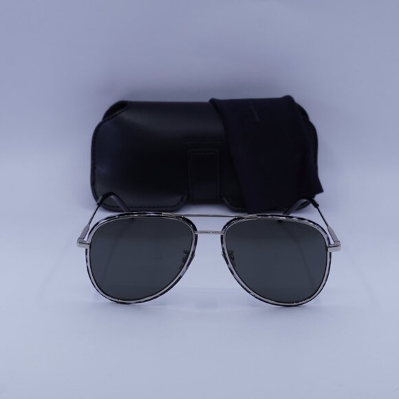 Saint Laurent SL294 003 Aviator Sunglasses - Silver/Grey - Picture 3 of 9